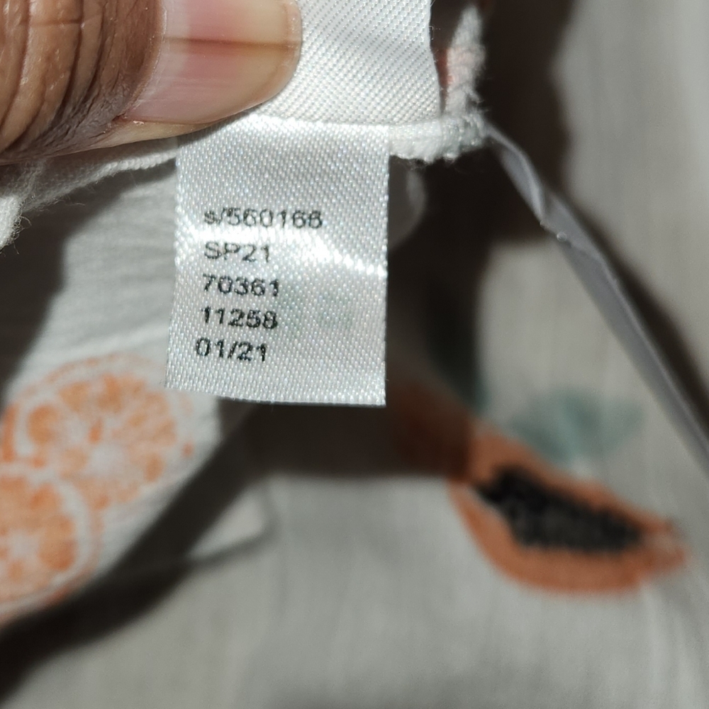 LOFT Beach Papaya Tie Strap Swing Dress, size M - Picture 12 of 13